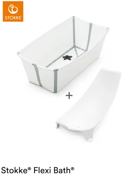 Flexi Bath och Nyfödd Stöd - vit